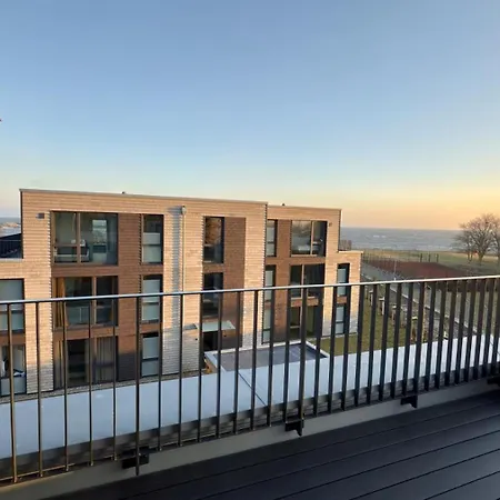 Apartment Beltblick 30 - Moderne Mit Dachterrasse Direkt An Der Ostsee! Fehmarn