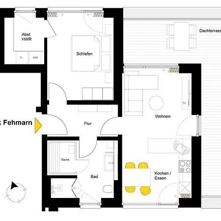 Apartment Beltblick 30 – Moderne Mit Dachterrasse Direkt An Der Ostsee! Fehmarn